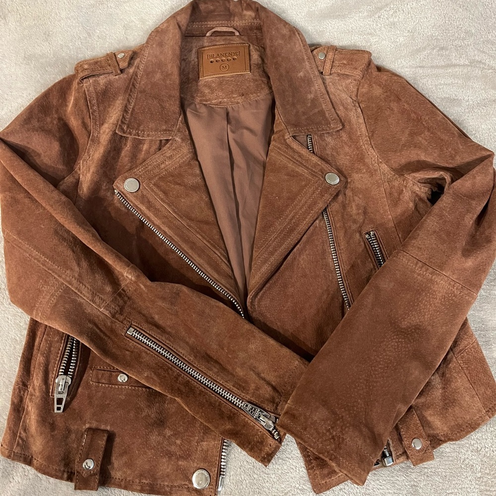 Leather coat